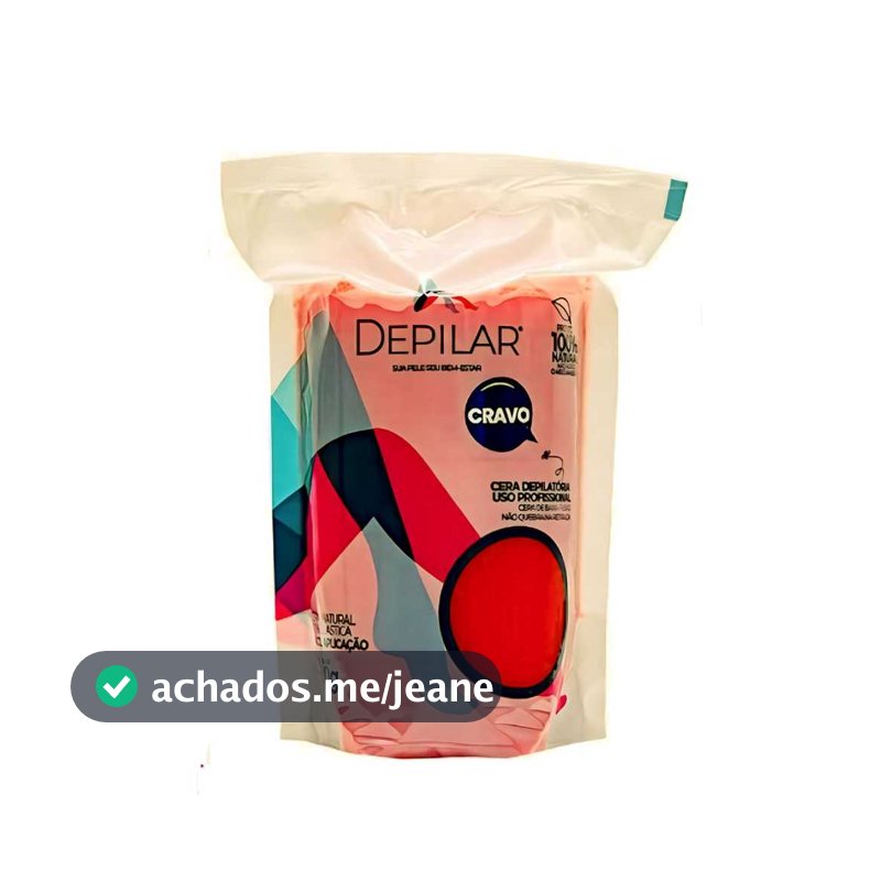 Cera Quente Depilatória Elástica Depilar Cravo 500g