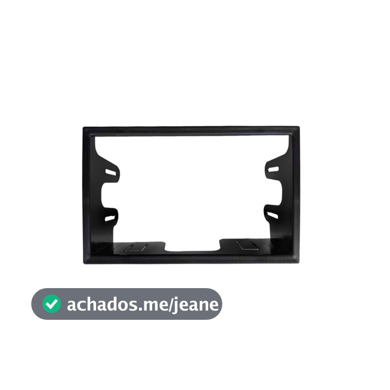 Moldura Universal Painel 2 Din Multimídia DVD MP5 Padrão Chinês