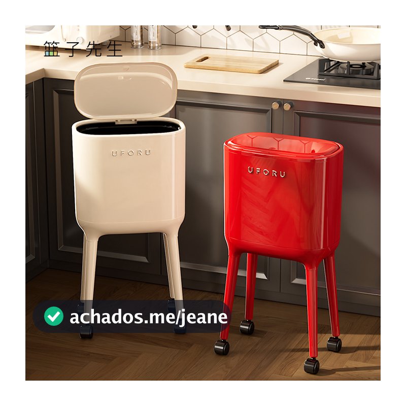 Lata de lixo cozinha doméstica 2025 novo estilo cesta de papel de grande capacidade com tampa de alto estilo sem curvatu