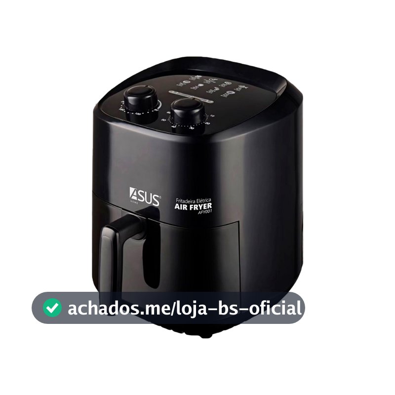 Fritadeira Sem Óleo Elétrica Air Fryer Asus 3,5 Litros 1400w Airfryer