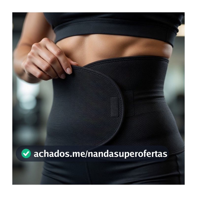 LIGHT Cinta Faixa Abdominal Unissex Ajustável Térmica Postura Treino E Alívio
