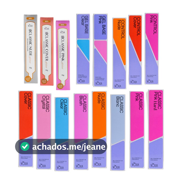 Refil Sache Gel Unha 14g - Volia