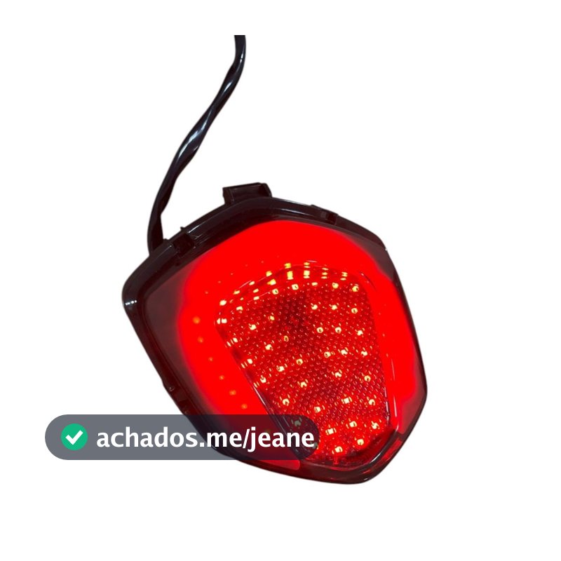 Lanterna Traseira LED Esportiva Cg 125 2014 Cg Titan 150 2014 Até 2016 Titan Fan Cg 160 2016