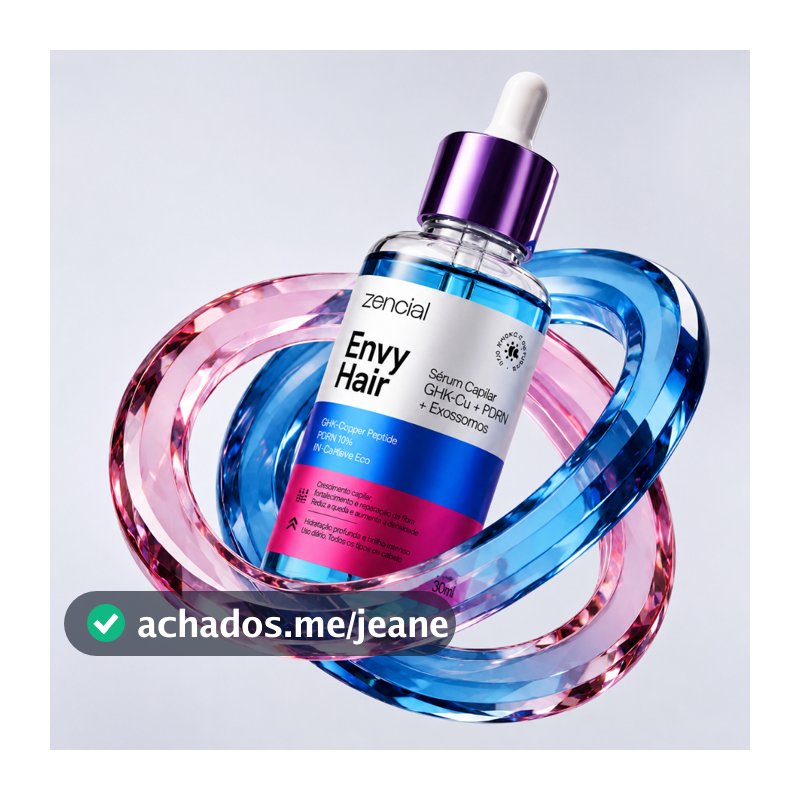 Envy Hair Sérum GHK-C u 2,5% com PDRN e Exossomos - Crescimento capilar Zencial
