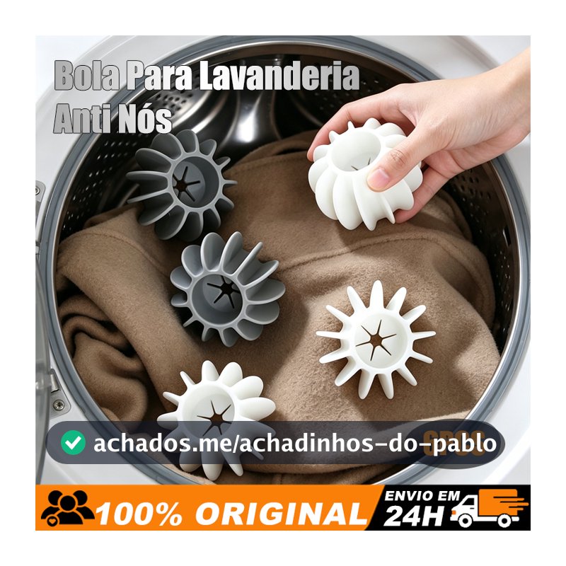 Removedor De Bolinhas E Pelos Bola Silicone Reutilizável Ideal Para Lavadora De Roupas