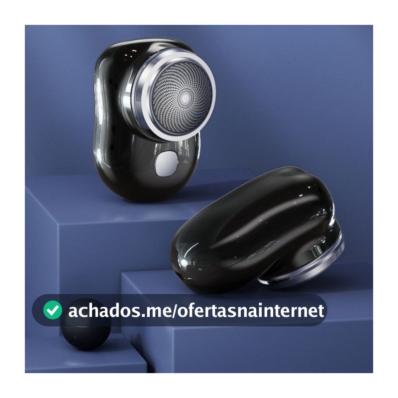 3 Pcs Mini Barbeador EléTrico PortáTil Só Para Barba Fina À Prova D'áGua Seco Duplo Uso Tipo