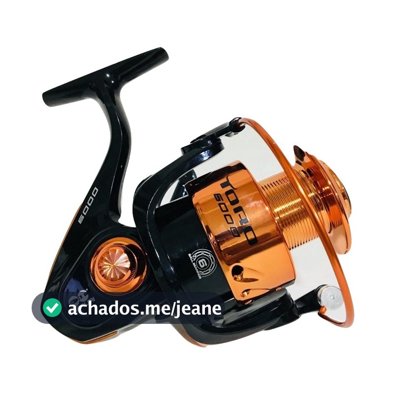 Molinete Maruri Toro 6000 - 6 Rolamentos - Recolhimento 4.7:1  Gold
