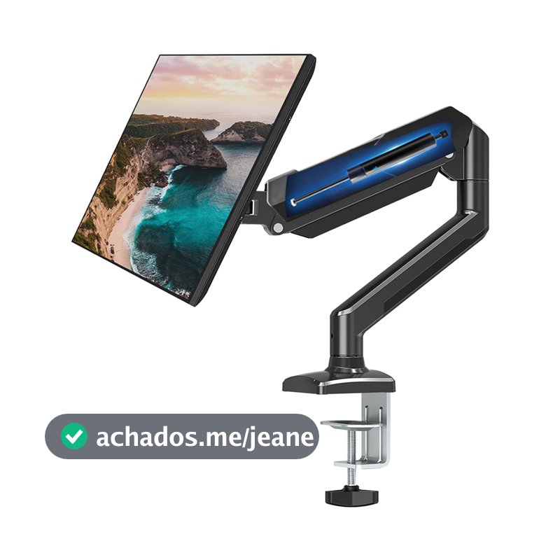 Suporte Articulado de Mesa para Monitor Compativel Com Telas de Até 32 Polegadas Fitter