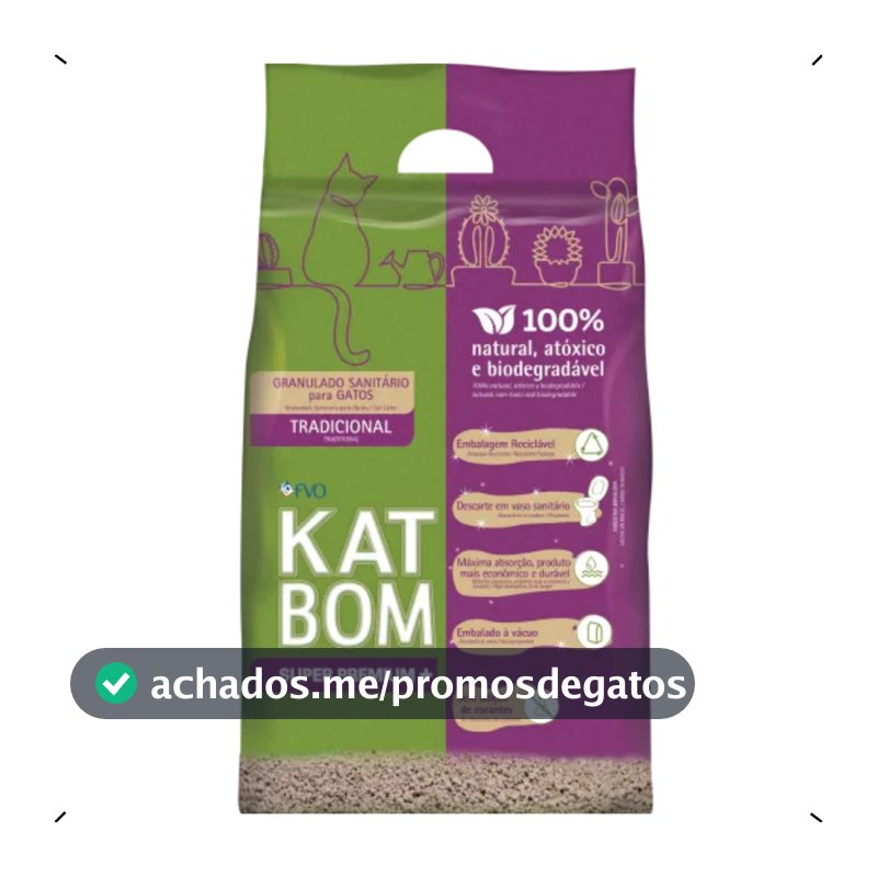 GRANULADO SANITARIO KATBOM TRADICIONAL 6KG