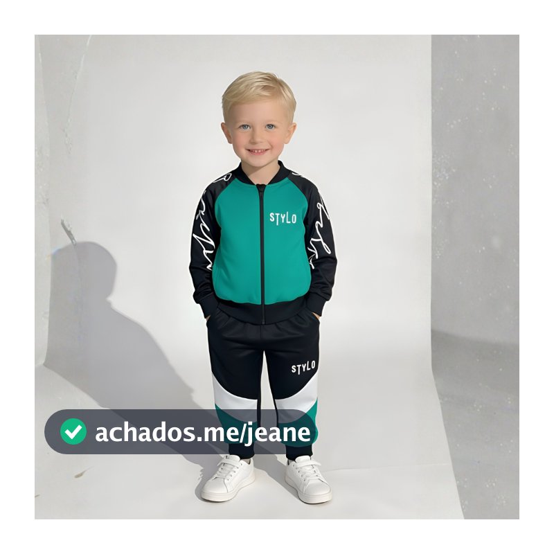 Conjuntos de frio Inverno Meninos Masculino Agasalho de 2 a 14 anos