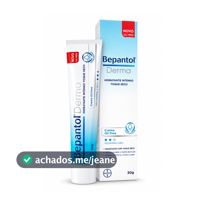 Bepantol Derma Hidratante Intenso Toque Seco 30g Oil free