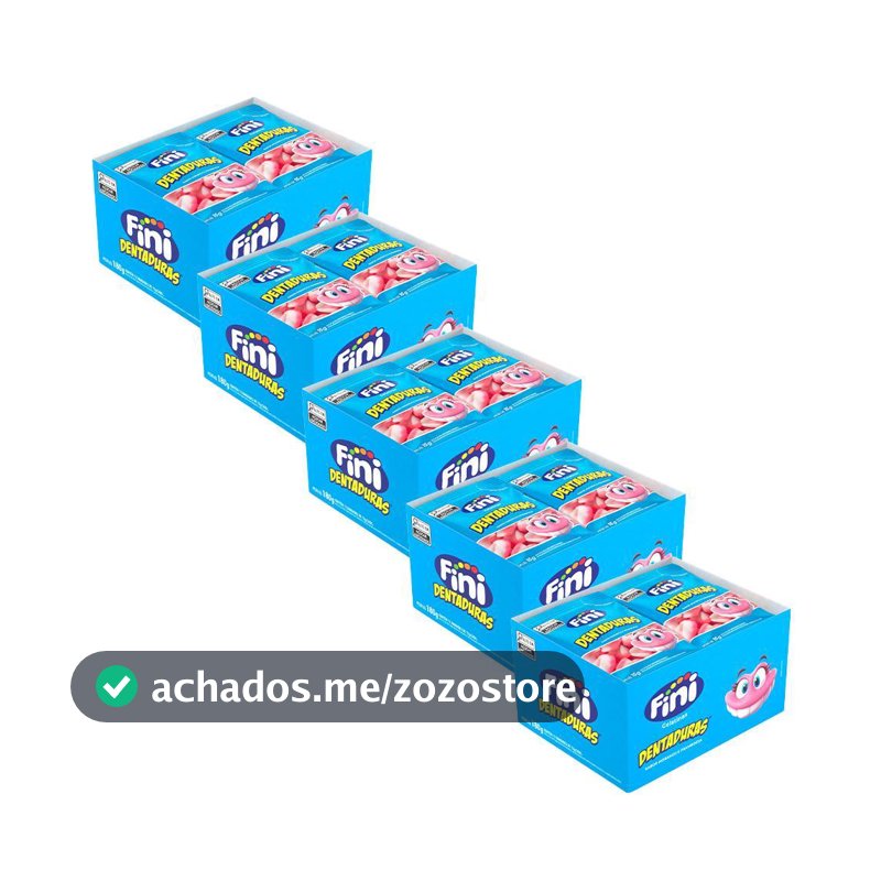Kit Mini Dentaduras 60 pacotes de 15g cada - FINI
