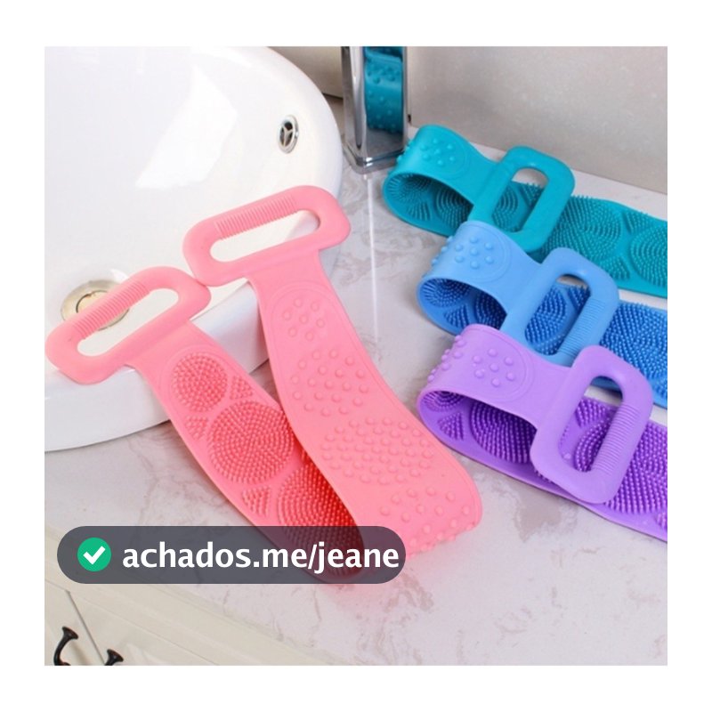 1/2/3 Esponja Silicone Massageadora Escova Banho Lava Corpo Todo Bucha Esfoliação