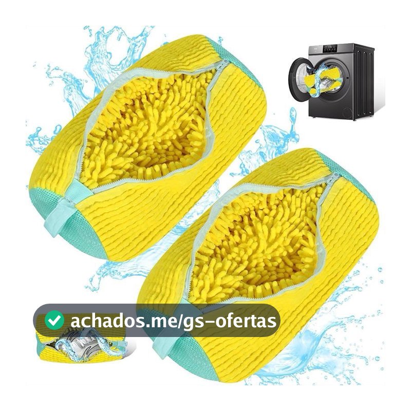 Saco De Lavar Sapato Tênis Na Máquina Proteção Anti Deformação Saco De Viagem E Armazenamento Lavanderia Em Malha