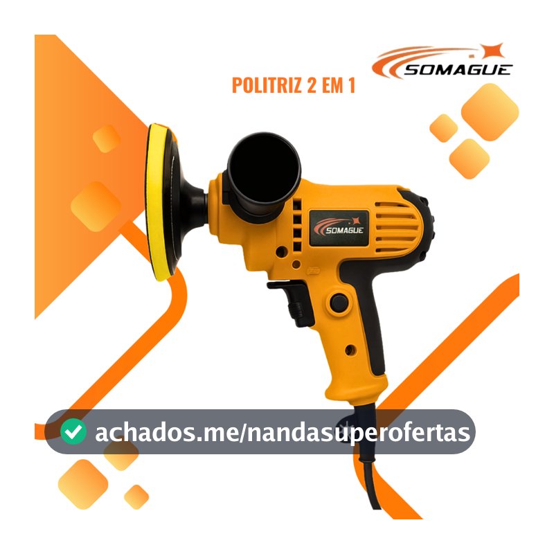Politriz Elétrico Automotivo Mini Velocidade De Rotação 110V e 220V