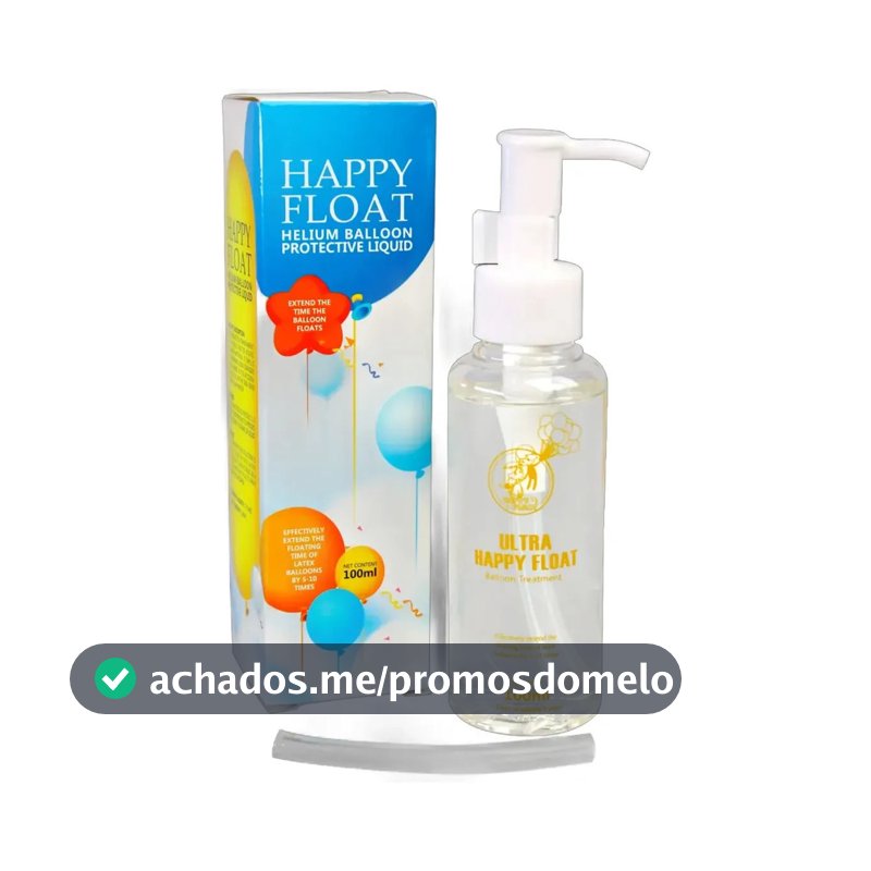 Cola Para Balões Hi Float 100ml Gel Festa Confete Bubble Transparente