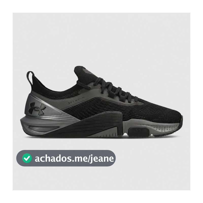 Tênis Under Armour Cross 2 Feminino Preto Crossfit Academia Treino