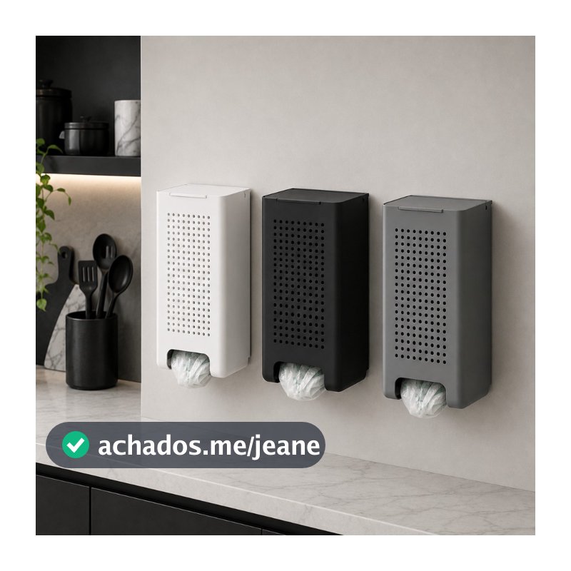 Organizador De Sacolas De Parede Linha Flow Cozinha