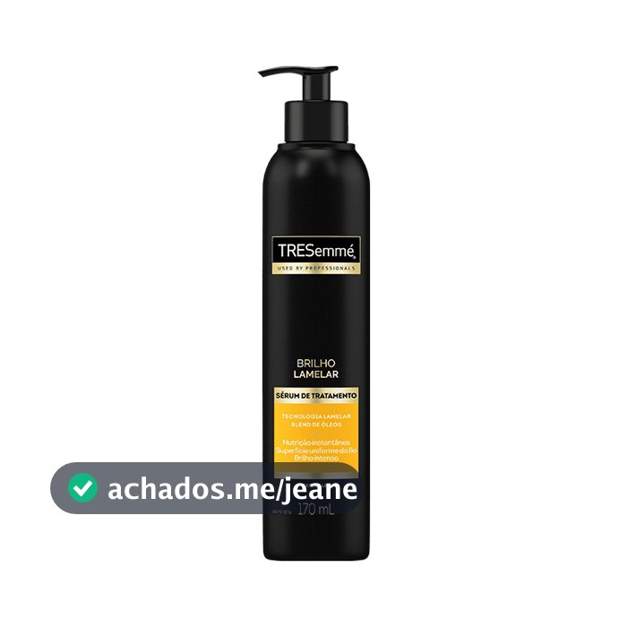 TRESemmé Sérum de Tratamento Blend de Óleos Brilho Lamelar Frasco 170ml