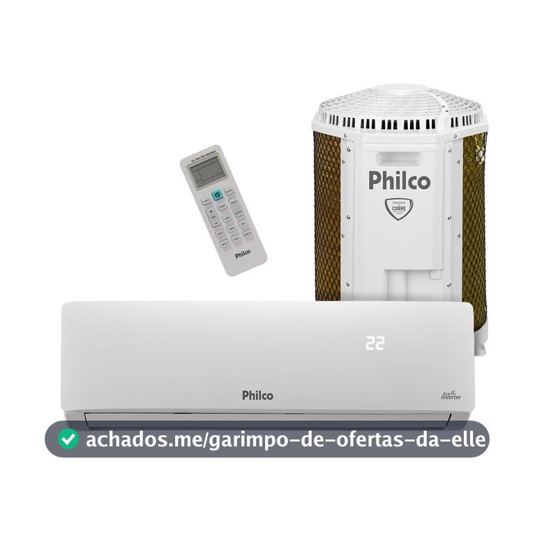 Ar Condicionado Philco 9000 BTUs PAC9FT - Split, Ciclo Frio, Inverter, Serpentina de Cobre, Branco