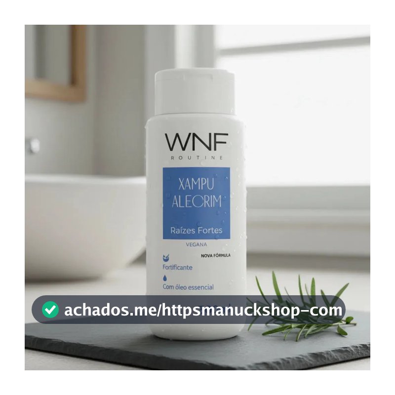 Shampoo Fortificante Raízes Fortes Vegana Sem Parabenos 300ml WNF Vegana Raízes Fortes Shampoo e condicionador