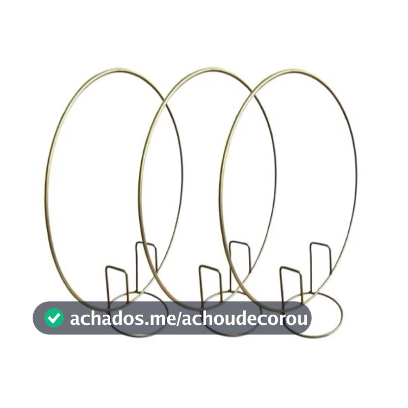 Kit 3 Suporte Mini Arco  de Mesa Para Festa 50 cm