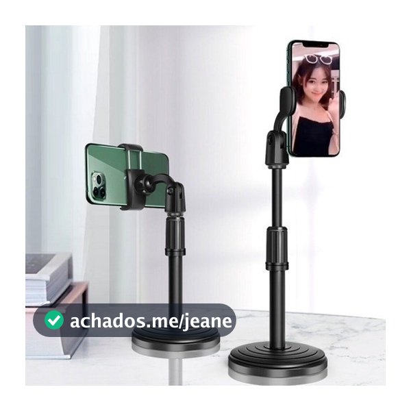 Suporte Tripé Celular Mesa Selfie Ajustável Vídeo