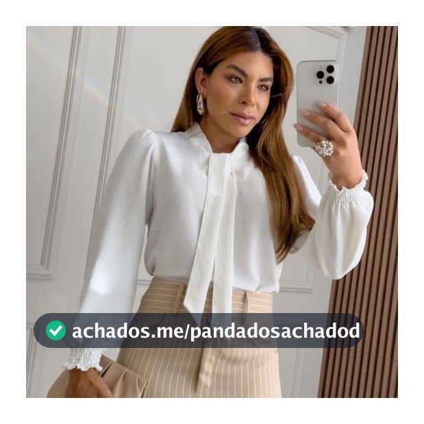 Blusa Manga Longa princesa 👸 Com  Gola de Laço Moda Feminina Evangélica