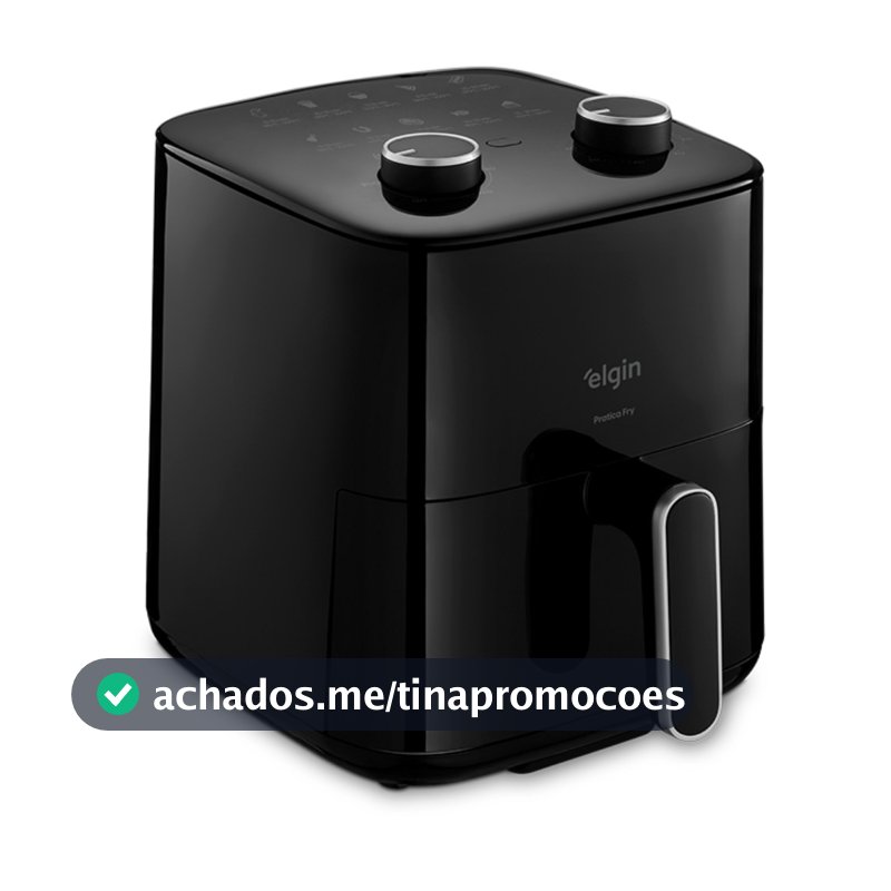 Fritadeira Air Fryer Elgin 3,7 Litros 1.400W Afg04 Preta