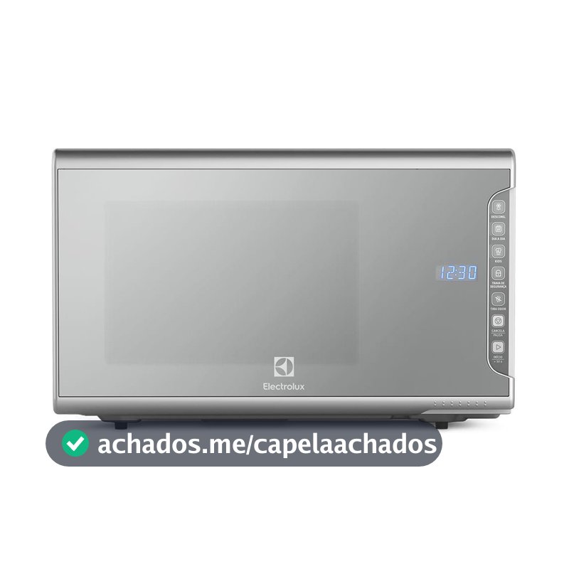 Micro-ondas Electrolux 31L cor Inox Espelhado com Painel Integrado e Função Tira Odor (MI41S)