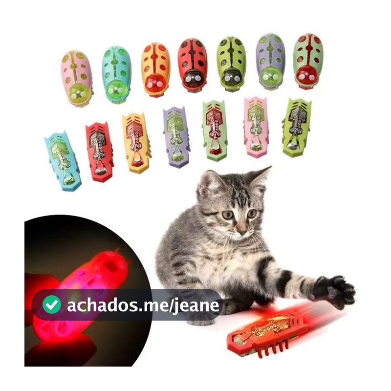 Brinquedos Baratos E Joaninhas Divertidos Túneis Automáticos De Catnip Mini Robôs Vibrações De Insetos A Bateria