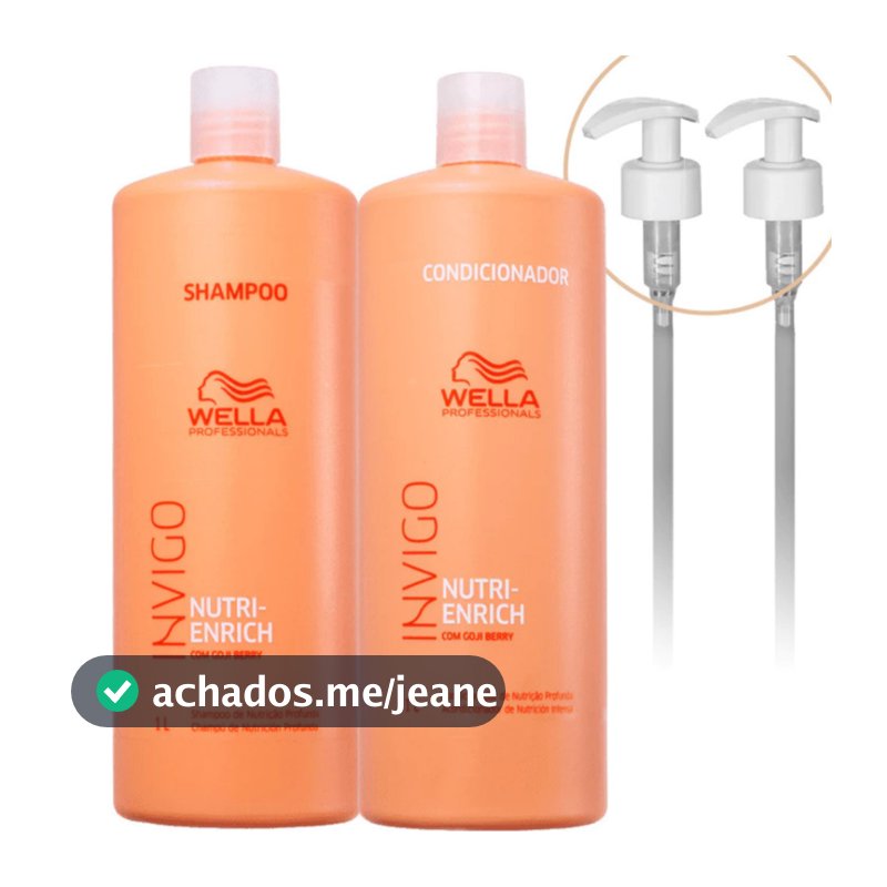 KIT WELLA INVIGO NUTRI-ENRICH SH 1L + COND 1L