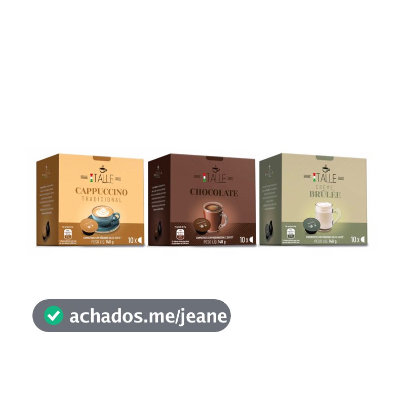 Cápsula Chocolate Cappuccino Dolce Gusto Café Italle 30 Und