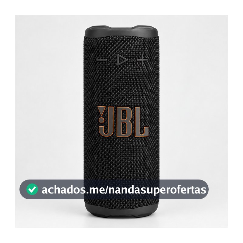 Caixa de Som JBL Grip 16W Bluetooth 5.4 Preta IP68 Portátil Autonomia 14h Auracast