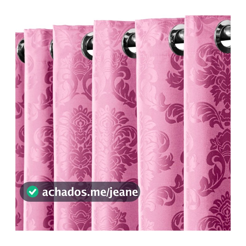 CORTINA EM TECIDO JACQUARD PREMIUM ESTAMPA DE ALTO RELEVO SEMI-BLACKOUT BLOQUEIA ATE 50% DA LUZ