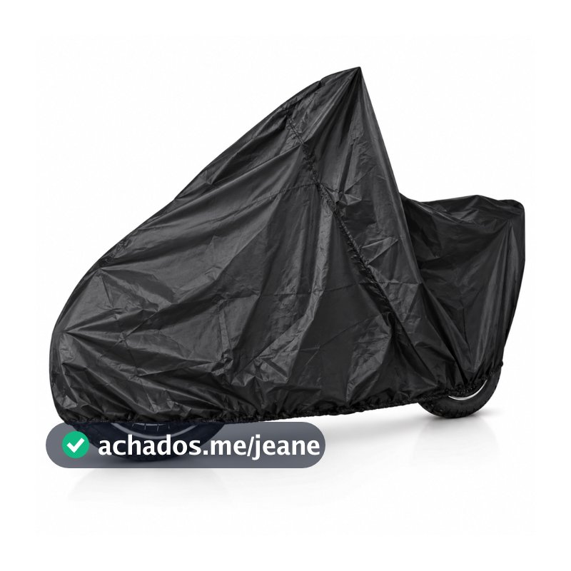 Capa Para Moto Impermeável Proteção UV Sol Chuva Protetora Com Elástico Tamanhos P M G