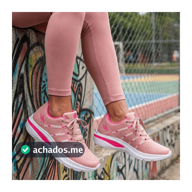 Tênis Feminino Esportivo Academia Treino Caminhada Corrida Envio Rápido