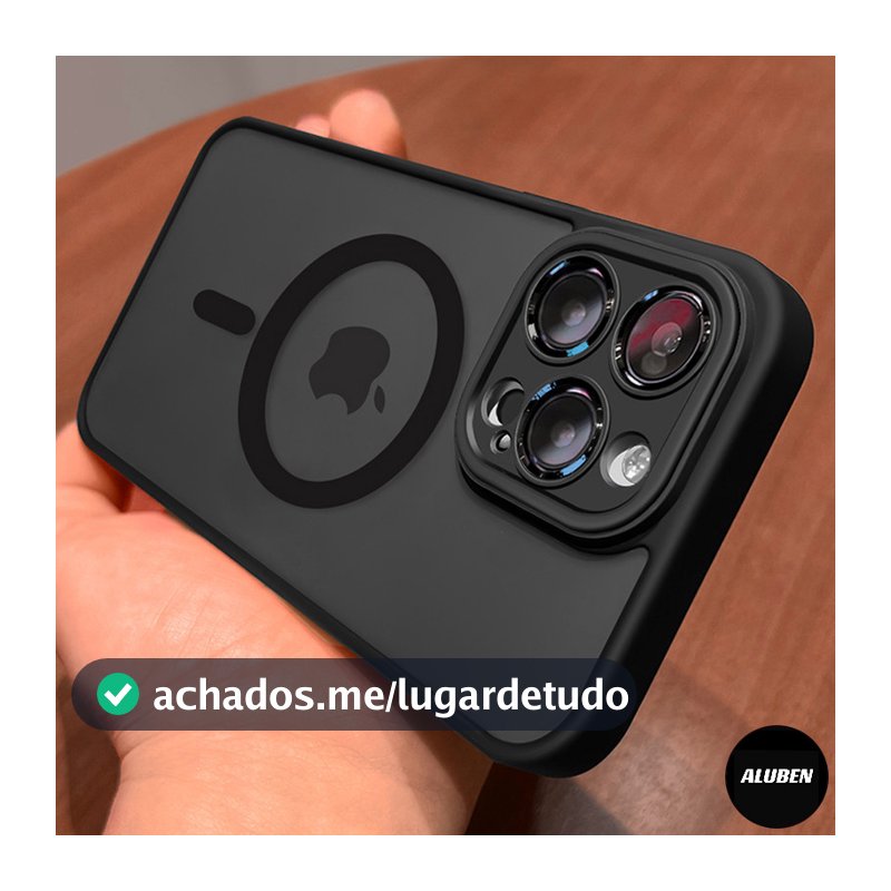 ALUBEN Capa De Carga Choque Magsafe de capinha celular fosca (1)De Celular compatível com iPhone 17 11 13 14 15 Pro Max