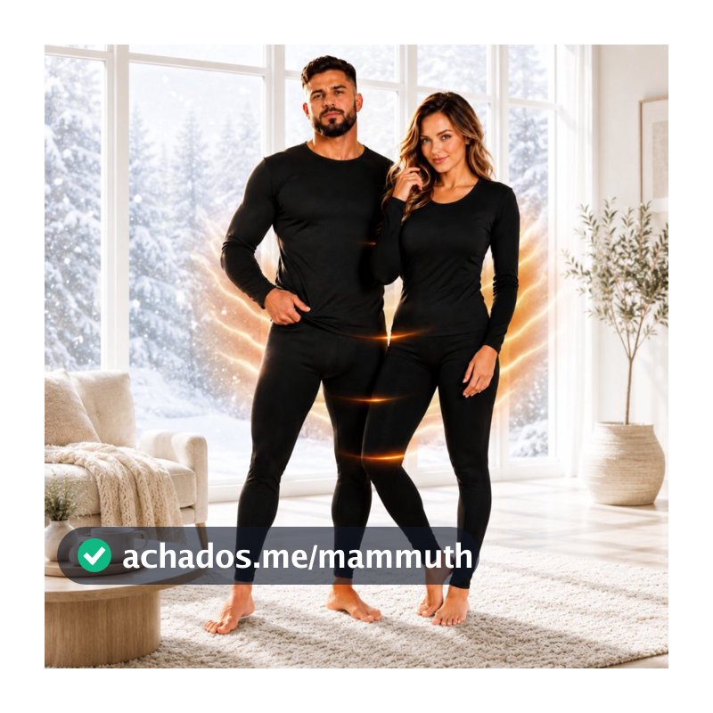 Conjunto Térmico Segunda Pele Calça + Blusa Frio Intenso Flanelada Peletizado Esporte Lazer Pijama