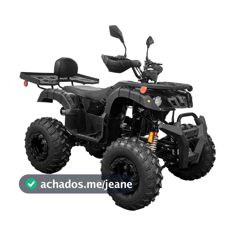 Quadriciclo PRO ATV 250cc Freio a Disco Gasolina Partida Elétrica 4 Tempos - TATV250 - Preto