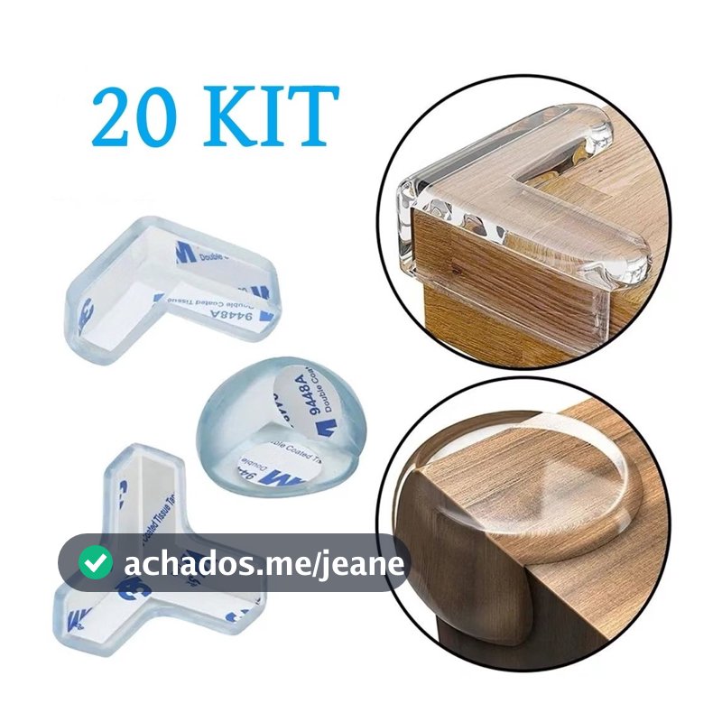 20 Protetor De Silicone De Mesa Quina Protetor Para Móveis Quarto Cozinha Casa