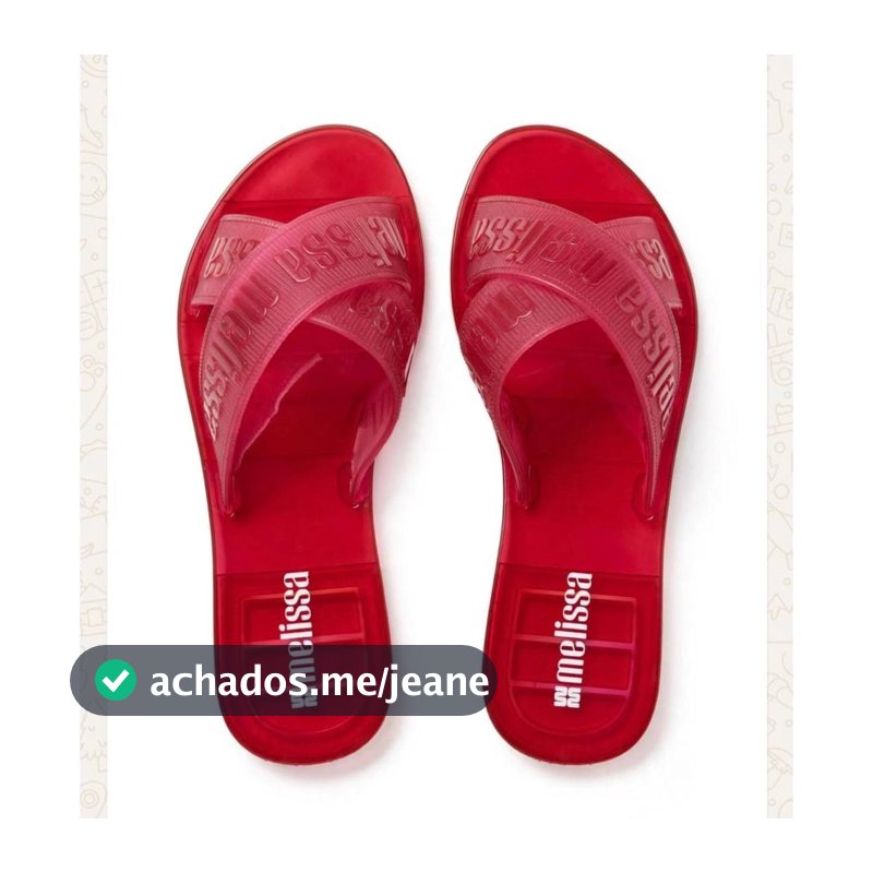 NOVIDADE Sandália TRANSPARENTE Casual Slide Feminina uso dia a dia Promoção transparente VERMELHA