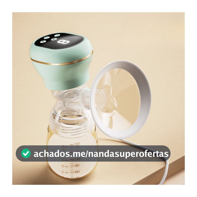Bomba De Leite Elétrica Portátil De Alta Sucção, Ferramenta De Bomba De Tirar Leite Eficiente