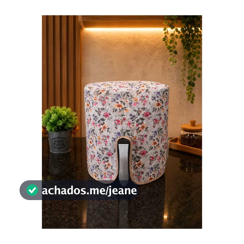Capa Para Air Fryer Fritadeira Elétrica 4 a 4,5 e 12  Litros Tecido Impermeável