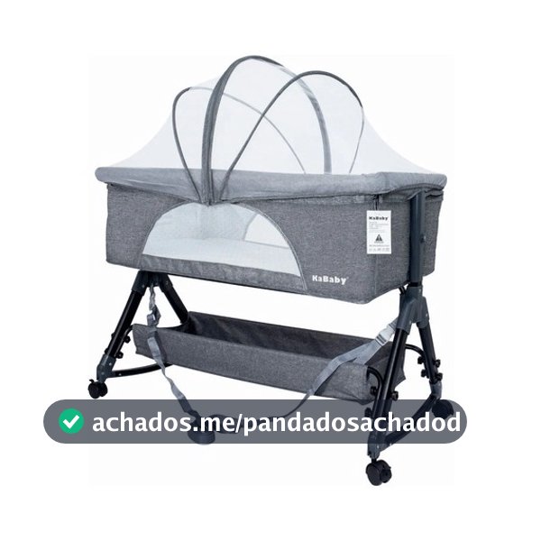 Berço Portátil Moises Co-bed Até 9 kg C/ Balanço Mosquiteiro e Cesto Luna - KaBaby