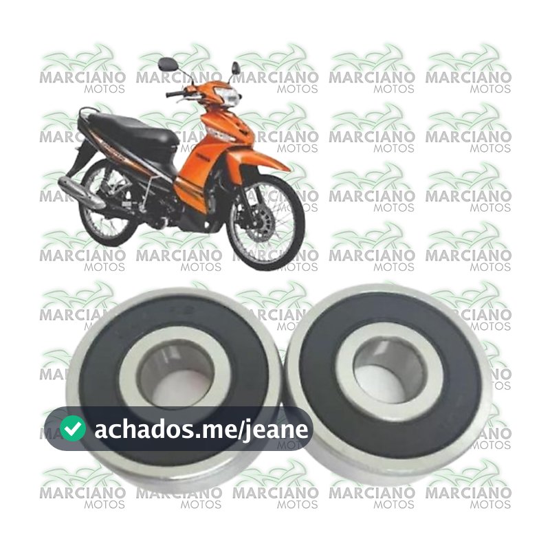 Par Rolamento Roda Dianteira Crypton T115 - 2010 2011 2012 2013 2014 2015 2016 2017