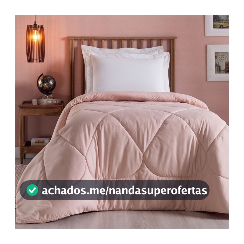 Cobertor Grosso Edredom Solteiro Alto Padrão 200 Fios Dupla Face Unique Toque Macio