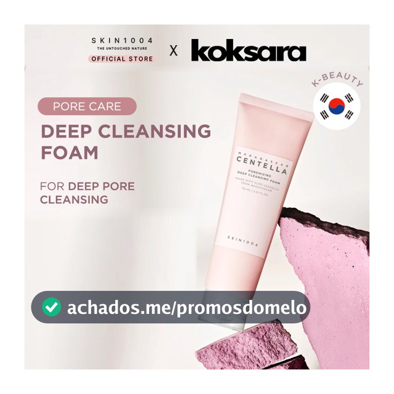 [Oficial] Skin1004 Madagascar Centella Poreizing Espuma De Limpeza Profunda 125g
