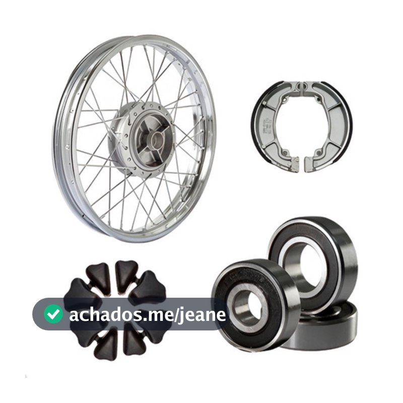 Aro Traseiro Titan 150/160 Incluso Rolamento + Patim + Bucha