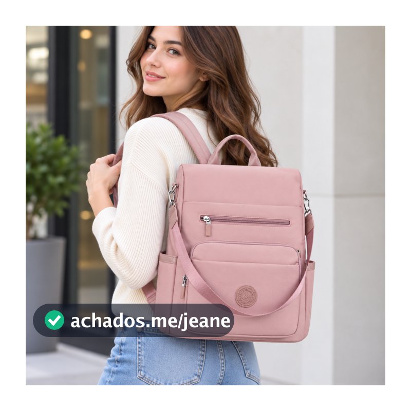 Mochila Escolar Antifurto Feminina Masculino De Grande Capacidade Da Escola